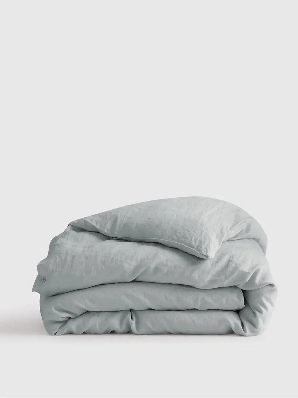 Quince Mist European Linen Duvet Cover Full/Queen